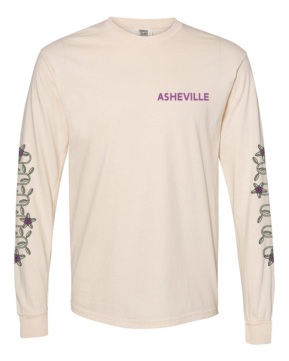 'Wildflower Sleeve' Long Sleeve T-Shirt