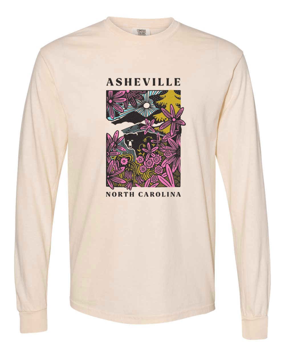 Blue Ridge Woodcut (Limited Edition) Long Sleeve T-Shirt