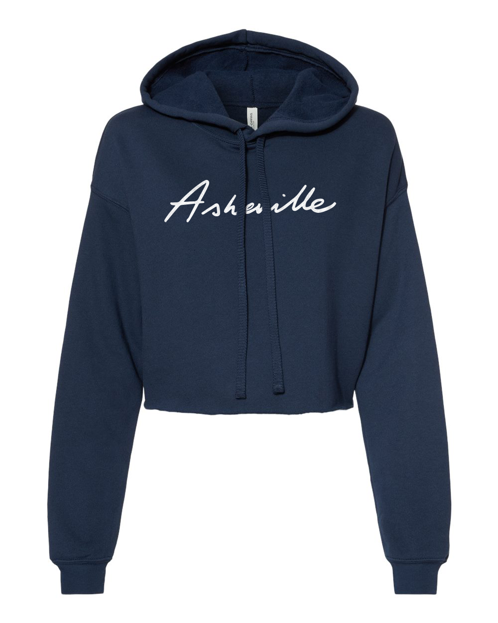 Asheville Script Cropped Hoodie