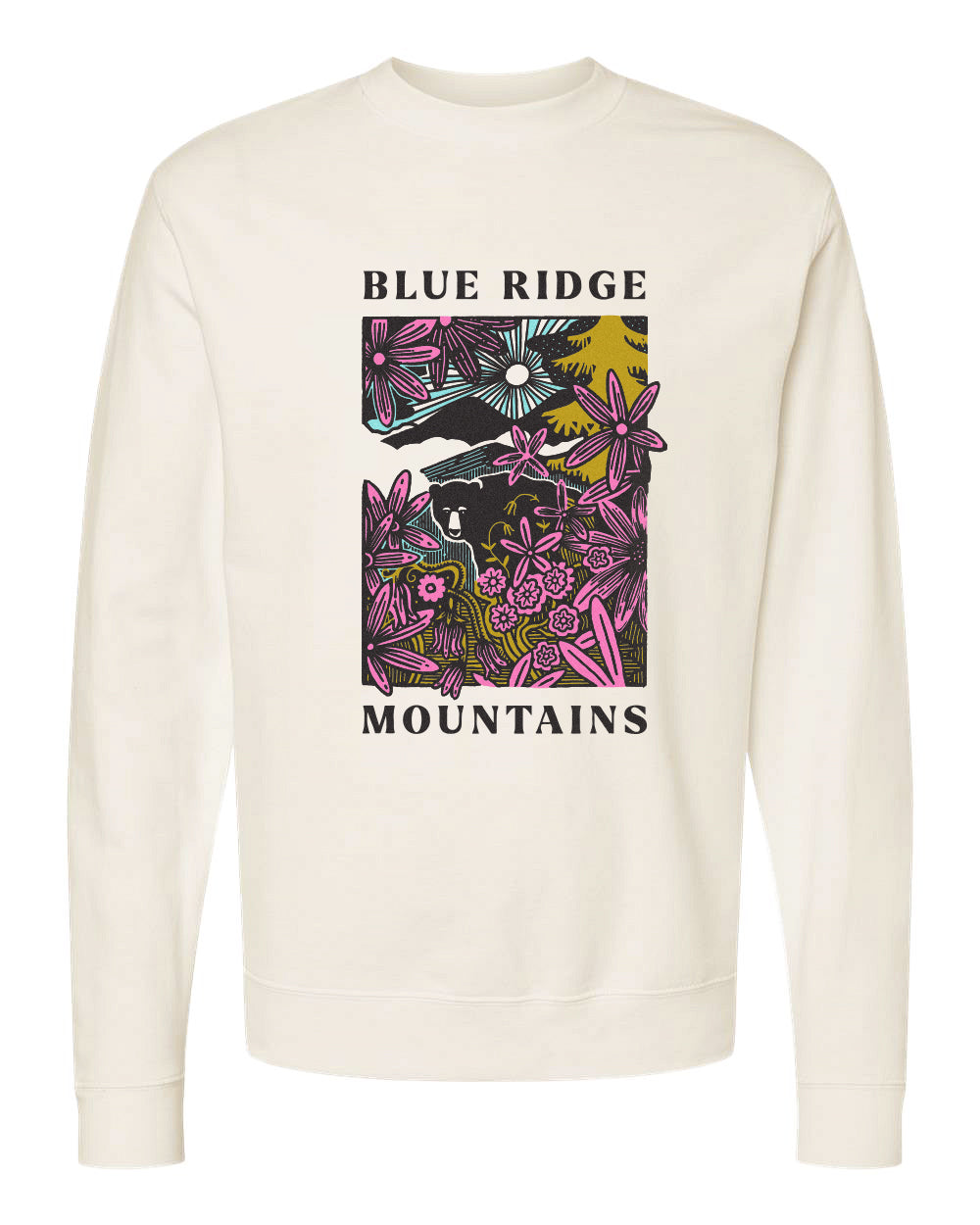 Blue Ridge Woodcut (BRM Version) Sweatshirt