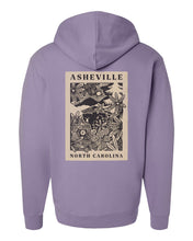 Load image into Gallery viewer, Blue Ridge Woodcut Hooded Sweatshirt
